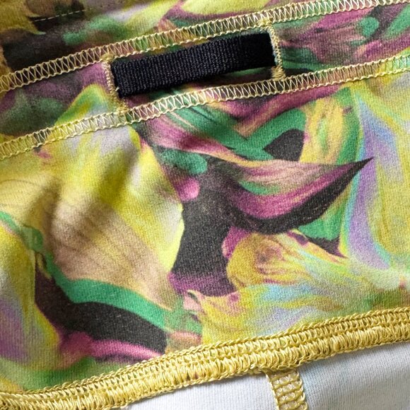 LULULEMON SWIFT SPEED HIGH-RISE CROP 21" LEGGINGS PRINT RUNNING SIZE 4 - Picture 6 of 7